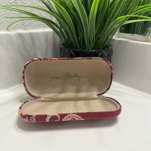 Vera Bradley Red Paisley Fabric Sunglass/Eyeglass Case